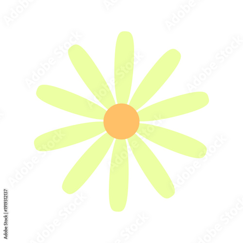 Flat Minimal Floral Vector