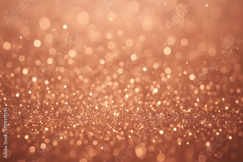 A rose gold glitter explosion in an elegant and luxurious background