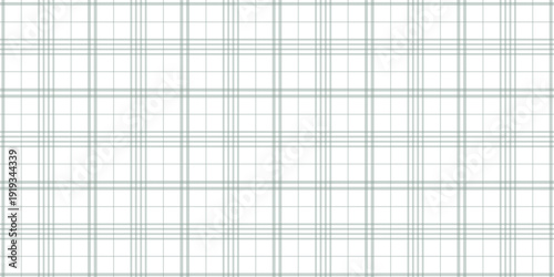 Light sage green transparent modern minimalist gingham plaid seamless vector pattern