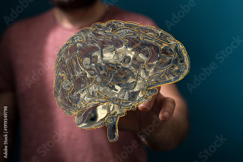 Conceptual image of a perso...