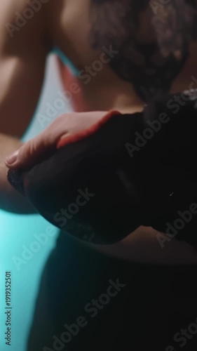 Intense Boxing Training and Fight: Professional Boxers Sparring in Ring, Close-up Portraits, Jumping Rope, Push-ups, and Cinematic Gym Workout Sessions with Athletic Men.