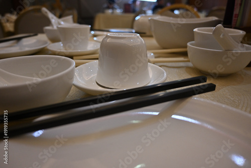 Obraz na plátně 香港の飲茶の風景