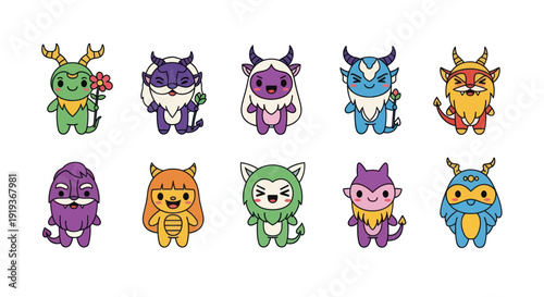 Assorted sweets and desserts on white