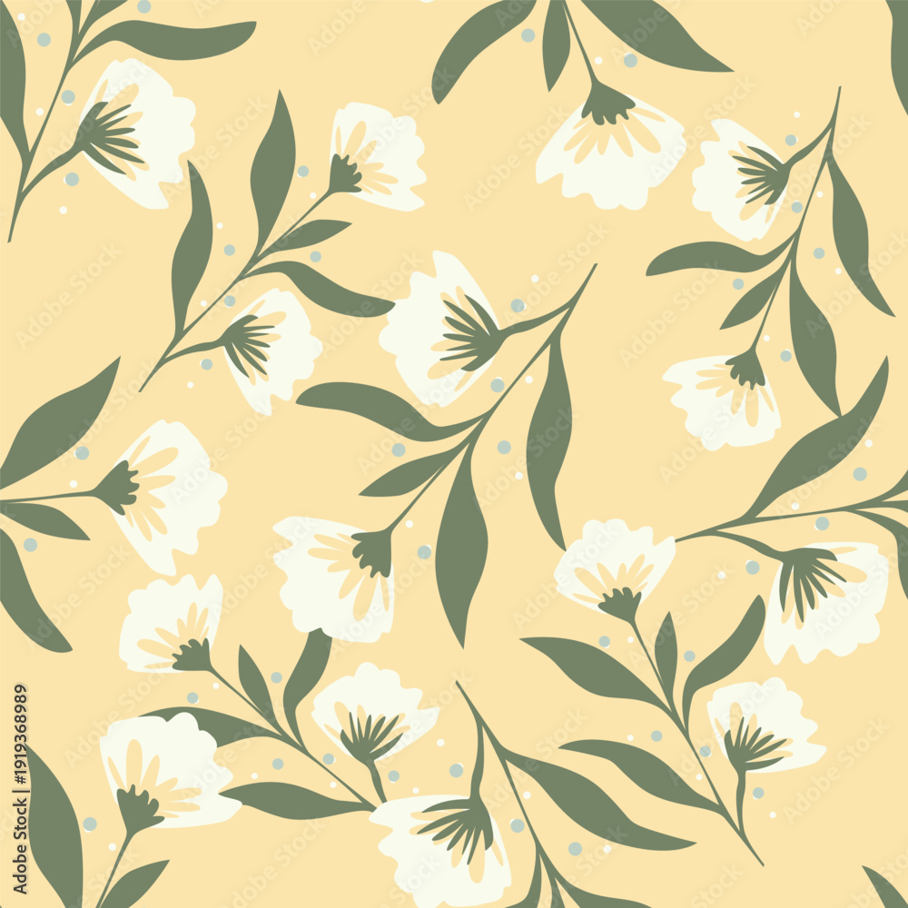 Fototapeta premium seamless floral pattern