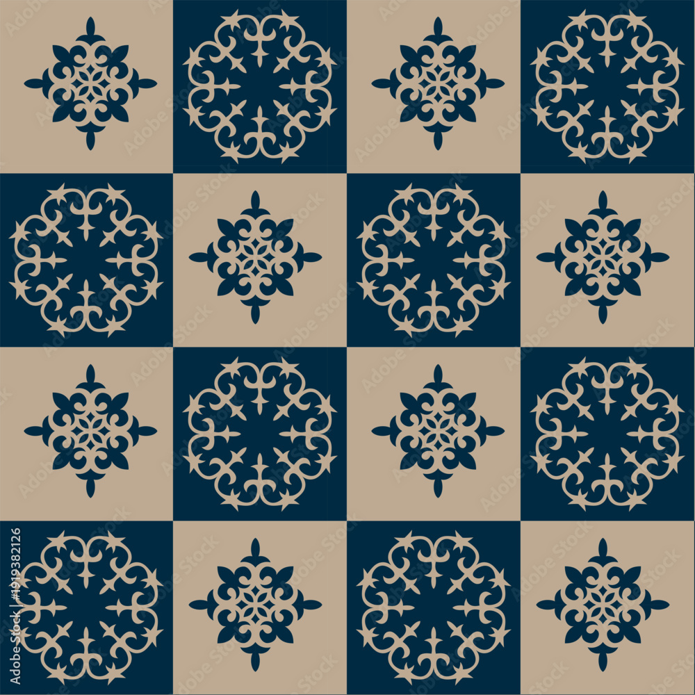 Ταπετσαρία Motif of Kazakh, Kyrgyz, Uzbek