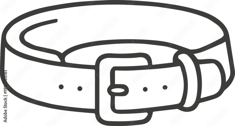Photography Leather Belt Icon