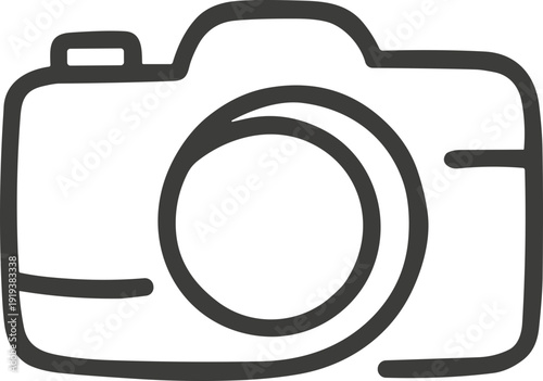 Simple Camera Icon Outline