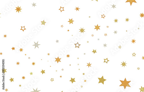 Golden and silver stars pat...