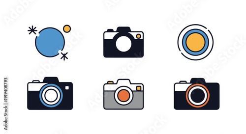 White Balance Line modern soft tone illustration
