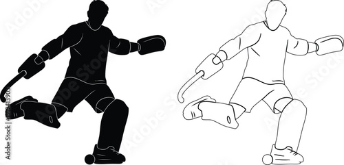 Two martial artists demonstrating different forms of kicking techniques in action poses