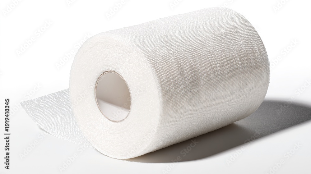 Fototapeta premium Unleashing the Power of Cleanliness and Hygiene with a Sustainable Paper Towel Roll