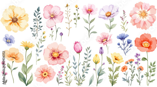spring flowers background