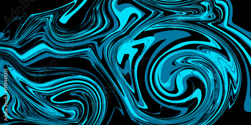 Futuristic neon glowing blue wave background. Concept of science and technology. Electronic and energy like texture.