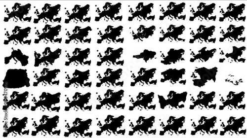 High quality European country map vectors Ideal for educational materials and travel guides