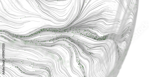 Abstract graphic of curved ...