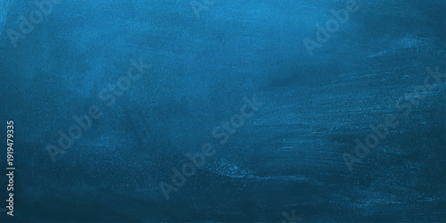 A dark blue abstract grunge wallpaper design features an aged paper texture and vintage paint patterns on a dirty surface backdrop for a retro art poster