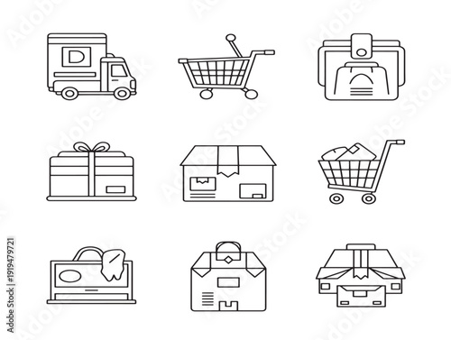 Reliable parcel delivery service modern vector illustration