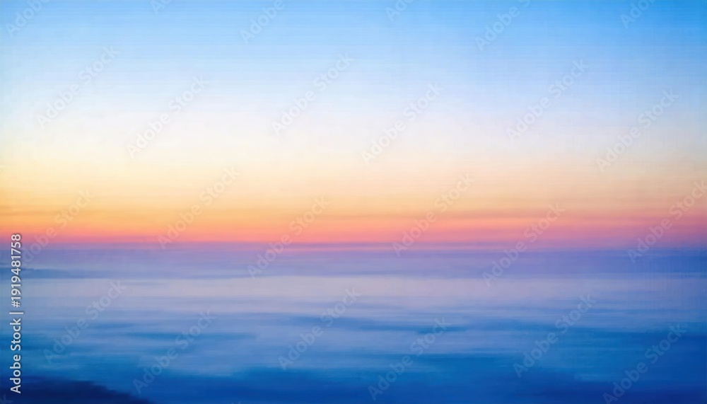 Fototapeta premium Amazing Sunrise Sky Background – Soft Clouds in Gentle Colors