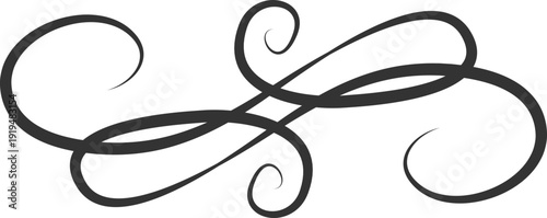 Divider ornamental classic elegant hand drawing element