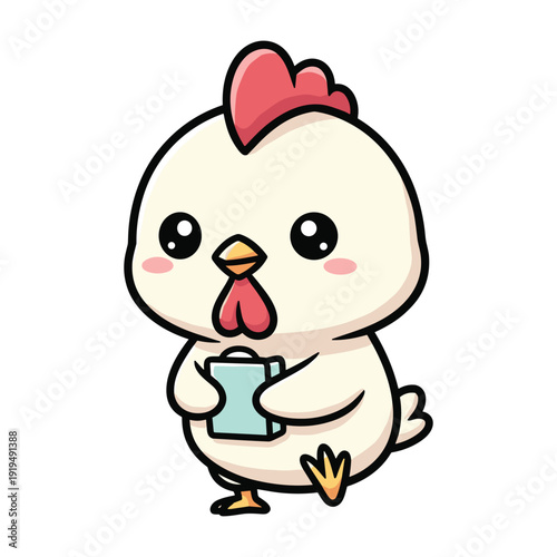 Adorable Cartoon Cow Illustration