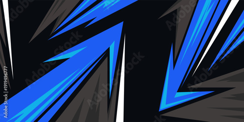 Sports racing texture background. Geometric blue grey pattern vector illustration