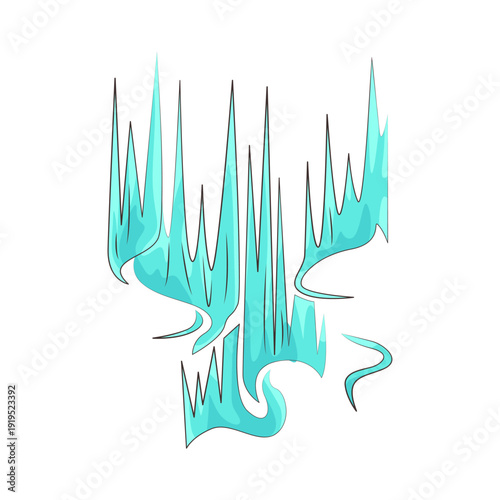 Illustration of Aurora Borealis 