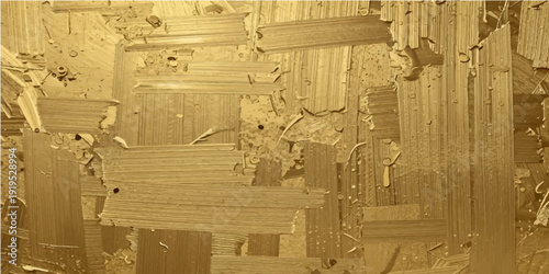 Aged brown wooden board surface with a vintage grunge texture and rough antique pattern creates a retro material backdrop for a blank old wood design