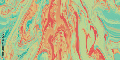 Teal orange modern soft gradient wallpaper.