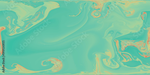 Teal orange liquid blend with vibrant smooth tones.