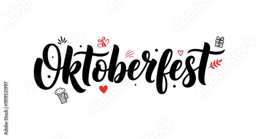 Oktoberfest celebration decorative design