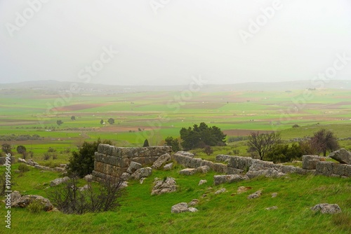 фотографія View of the battlefield of the famous battle of Plataea, on 479 BC, where the Gr