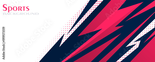 stylish sports background with geometric sharp shapes