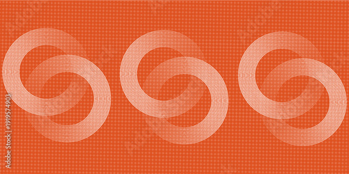 Collection of red concentric circles. Collection of radial sound wave or sonar rings. Pack of radar icon symbols, targets, dashed lines, halftones.