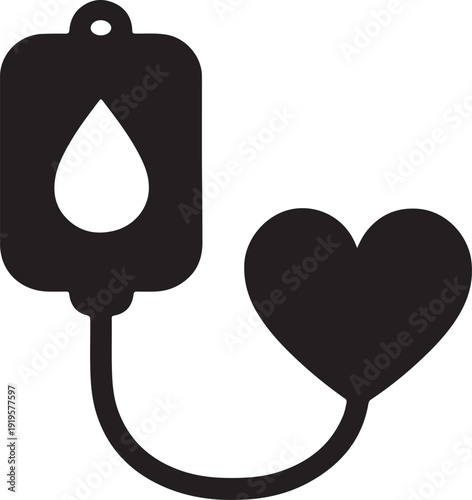 Blood Donation Concept Vector Illustration – World Blood Donor Day Healthcare Awareness Design