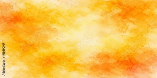 Abstract fire and orange background with bubbles features a hot inferno of yellow flames and red smoke textures in a vintage watercolor art design on a light grunge paper pattern