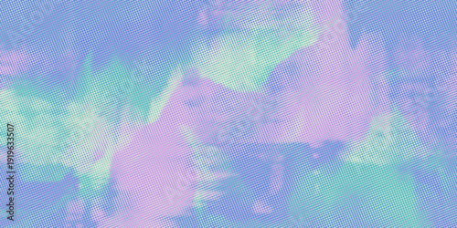 Paper risograph background, pastel color field, halftone dot texture, soft grain overlay. Collage poster surface, grunge edges, print texture for modern urban layout. Vector illustration