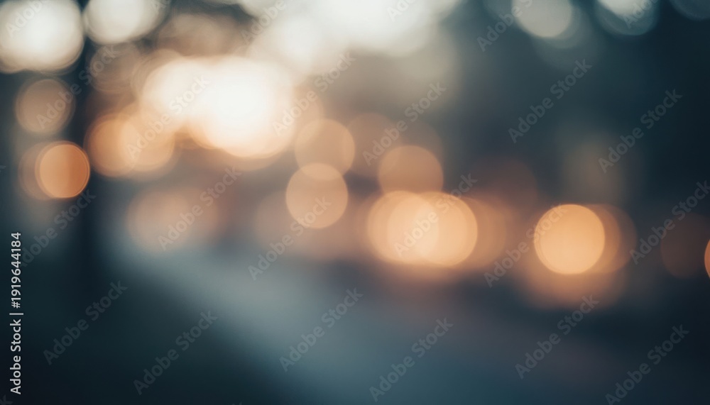 Fototapeta premium City Bokeh Evening Background