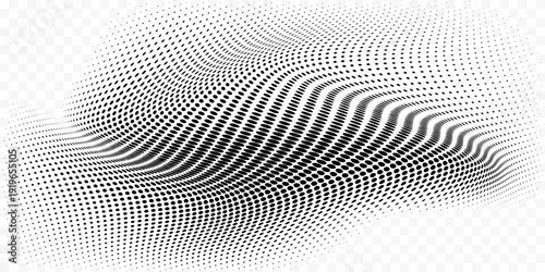 Abstract AI Particle Wave Background