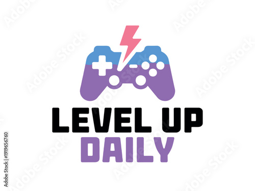 Colorful Gaming Controller Logo Design