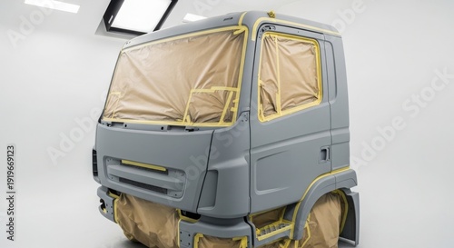 Vehicle body preparation for professional automotive painting process