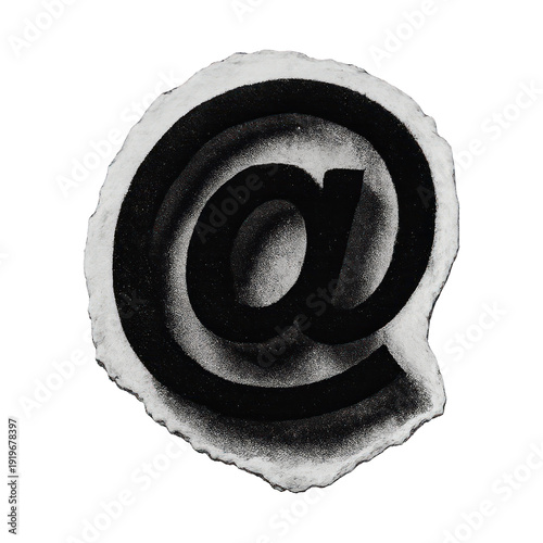 PNG Grunge torn paper symbol