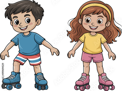 Papaya Fruit Tree Vector Illustration – Ripe Green Papayas and Tropical Leaves