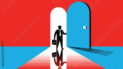 Dynamic illustration shows a rocket launching from a rising line graph with a person climbing up, symbolizing startup growth and rapid success.