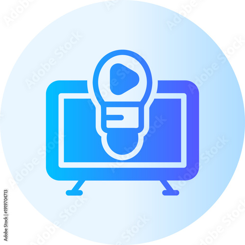 Video Marketing gradient icon