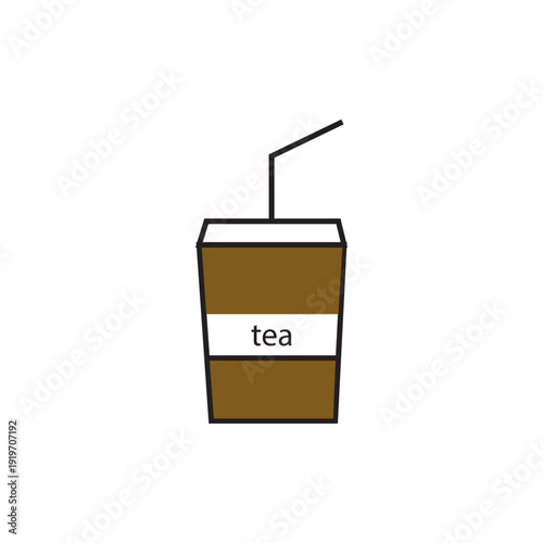 Indonesian village iced tea icon