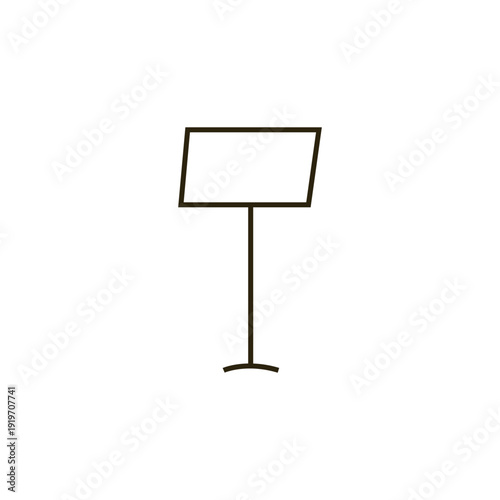music stand icon