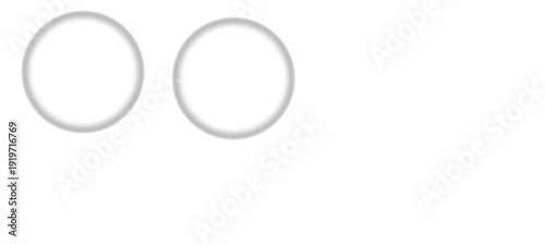 Liquid Glass UI Interface Isolated. White Transparent Frame Square and Circle Banner with Shine Stroke. Liquid glass smartphone icon interface isolated for dark theme. White ui light  