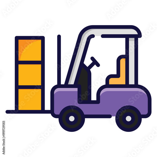Forklift Truck Icon
