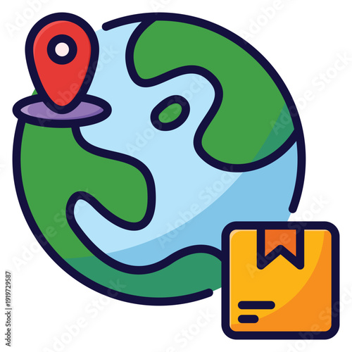 Global Shipping Icon
