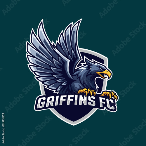 Eagle Logo for Griffins Football Club.